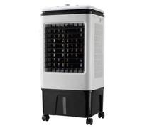 Climatizador Evaporativo Aire Acondicionado Portátil con 3 Velocidades 2 Acumuladores De Frío Depósito De 30 L Mando A Distancia Silencioso Ventilador de Enfriamiento para Oficina Supermercado