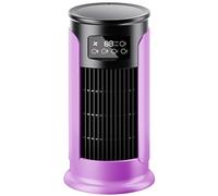 Climatizador Evaporativo, Aire Acondicionado Portatil, Humidificador/Ventilador/Enfriador, 3 Velocidades, 3 Modos, 12 Temporizadores, 4 Bolsas de Hielo, 10L, Adecuado para Hogar y Oficina(Púrpura)