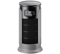 Climatizador Evaporativo, Aire Acondicionado Portatil, Humidificador/Ventilador/Enfriador, Velocidades, Modos, Temporizadores, Bolsas de Hielo, Adecuado para Hogar y Oficina(Gris)