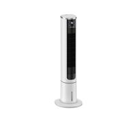 PUR LINE | Climatizador Evaporativo Torre Control Digital LED, Filtro Celulosa Lavable, Temporizador 24h y Apertura Superior - Diseño Compacto 4 Funciones un Solo Dispositivo