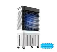 Climatizador Evaporativo de 200 W para Espacios de 40 a 50 M², Ventilador Industrial con Tanque de 60 L, 3 Velocidades de Viento y Oscilación Automática de 120°