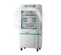 Climatizador Evaporativo de 9000 M³/h, 3 Velocidades, Tanque de Agua de 40L, Oscilación de 120°, Ventilador Industrial con Agua Portátil de 280 W para Habitaciones, Garajes Comerciales(Green)