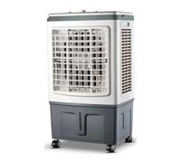 Climatizador Evaporativo Portátil 12L, Enfriador de Aire con Mando a Distancia, 3 Velocidades, Temporizador 12H, Silencioso para Hogar, Oficina, Dormitorio(30L No Remote)