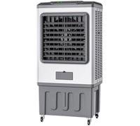 Climatizador Evaporativo Portátil Frío Ventilador de Enfriamiento Aire Acondicionado Portátil con Depósito 100L 3 Velocidades Fácil Uso Enfriador de Aire Portátil para Oficina Supermercado Hogar