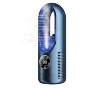 Climatizador Evaporativo Torre, Aire Acondicionado Portátil Sin Tubo Silencioso, Enfriador De Aire Portátil Con Pantalla Táctil LED Para Sala De Estar Y Dormitorio (Azul)