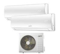 Climatizador inverter dual split GREEN ELECTRIC 9000 + 18000 btu R32 A++/A+ WIFI integrado