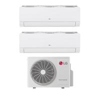 Climatizador LG Libero Smart, WiFi, Dual Split 9000+9000 BTU Inverter con R32 MU2R15 en