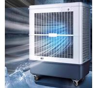 Climatizador Modo Evaporativo Y Frío Portatil Aire Acondicionado Portátil 3 Velocidades Depósito De Agua De 150 L/160 L for Uso Comercial en Exteriores 220 V(100 * 60 * 140cm)