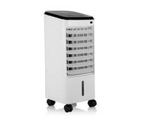 Tristar AT-5446 Climatizador portátil 2 en 1 oscilante 90°, depósito de agua 4 L, temporizador, 3 velocidades, 2 recipientes congelables, 364,8 m³/h., función ventilador, mando a distancia, 65 W
