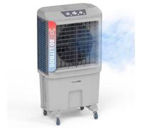 UNIVERSALBLUE |Climatizador 80L | Blanco | Modo Frío y Evaporación | 210W | 3 Velocidades | 6200 m³/h | Superficie 50 m² | Ruedas Multidireccionales