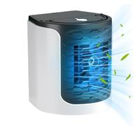 Climatizadores Portátiles Para Habitación | Ventilador De Aire Acondicionado Portátil | Recargable Con Depósito De Agua Para Interiores Y Exteriores En Verano