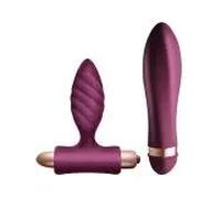 Climaximum - desire kit vibrador + plug anal trenzado