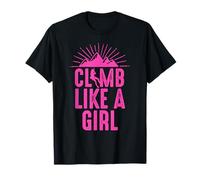 Climb Like A Girl Rock Climbing Girls Regalo Camiseta