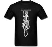 Climberism Club Chain Belt Summer Cool Tops Fashion Exercise Unisex 100% Cotton Short-Sleeve T-Shirts Black M