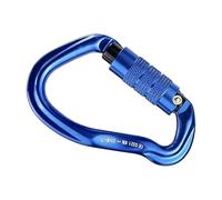 Climbing Carabiner - Heavy Duty Aluminum Hooks, Strong D Ring Carabiner Clips For Rigging Hammocks Pets Ropes Rappelling Training Outdoor Hiking Camping Backpacking Gym
