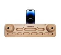Climbing Hangboard - Rock Grip Board, Wooden Hand Training Tool, Wall Mounted Strength Builder, Professional Exercise Accessory | Bouldering Preparation, Home Fitness Routine, Upper Body Conditioning