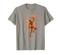 Climbing King Rock Climber Boulder Wall Art Camiseta