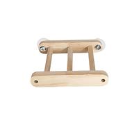 Climbing Ladder, Wooden Ladder, Safety Material Easy Mounting Adjustable Size Vibrant Colors Sturdy Hardware Comfortable Perch, Grinding Toys for