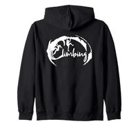 Climbing Letras escaladores lascensión Roca Escalada Sudadera con Capucha