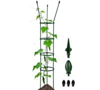 Climbing Plant Trellis Tower, Flower and Rose Support Garden Structure | Vertical Plant Support for Raised Beds Deck Fence Balcony Patio Greenhouse Backyard Gardening