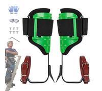 Climbing Spikes Kit - 40.5-48cm Adjustable EVA PVC Steel Spurs, Removable Professional Gear | Thickened Plate Construction With Safety Features, Ideal For Orchard Management Outdoor Activities