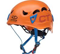 Climbing Technology Galaxy Casco, Adultos Unisex, Arancio/Azzurro, Regolabile da 50-61 Cm