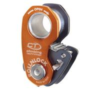 CLIMBING TECHNOLOGY RollNlock-Anthracite/Orange Accesorio asegurador, Adultos Unisex, Multicolor (Multicolor), Talla Única