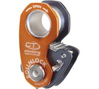 Climbing Technology Rollnlock - Bloqueador Unisex para Adultos, Antracita, Naranja, Talla única