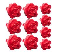 Climbing Wall Fixture Clips, Flower-Shaped Vine Holders, ABS 10X Adhesive Greenery Fasteners, Strong Garden Grips for Vines and Stems, Easy Installation Support,