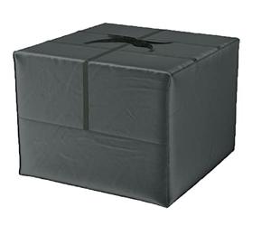 Climecare Bolsa Cojines Exterior Impermeable Jardin, 80x80x60cm, Organizador Arbol Navidad 600D Oxford, Anti-UV, Funda de Almacenamiento para Guardar Cojines