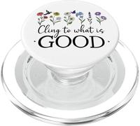 Cling to What is Good God Christian Bible Verse Romans 12:9 PopSockets PopGrip para MagSafe