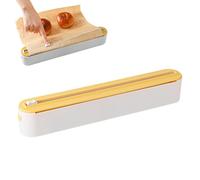 Cling Wrap Displicer | Kitchen Wrap Dispenser | Magnetic Aluminum Foil Wraps Organizer |Magnetic Tin Aluminum Foil Dispensers,With Cutter Refillable Cling Film Dispenser For Kitchen Storage Organizati