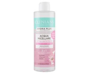 CLINIANS | Agua Micelar Desmaquillante Hydra Plus Active Antistress, Dermatológicamente Testado, Limpia Suavemente, Made in Italy, 400 ml