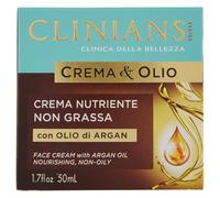CLINIANS | Crema Nutritiva No Grasa, Crema y Aceite, Dermatológicamente Testado, Made in Italy, 50 ml