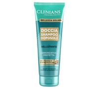 CLINIANS | Gel de Ducha y Champú After Sun Aterciopelante, con Vitamina E y Extracto de Lino, 250mL