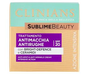 CLINIANS | Tratamiento Antiarrugas Belleza Sublime, con Brillo-defensa y Ceramidas, Dermatológicamente Testado, Made in Italy, 50 ml
