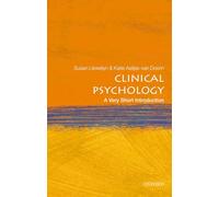 Clinical Psychology: A Very Short Introduction (Very Short Introductions)