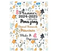 Clinical Research Associate Gift: Planners for Clinical Research Associate: Two Years Monthly Planner & Personal Appointment Scheduler, Logbook with 24 Months Calendar