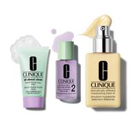 Clinique Great Skin Gran oferta para la Combinacin Drea Skin Type II | Locin dramticamente diferente sobre jabn lquido suave y suave + locin cl