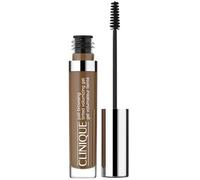 Clinique Just Browsing Tinted Volumizing Gel para cejas enriquecido con fibra que domina y rellena las cejas al instante, resistente al agua, a prueba de manchas, sin grumos y sin desmoronamiento, 4,3