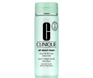 Clinique Liquid Facial Soap Pieles muy secas a secas extra suave, 200 ml