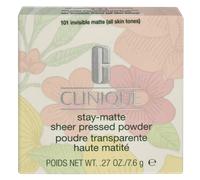 Clinique Make-up Puder Stay Matte Sheer Pressed Powder Oil Free N.º 101 Invisible Matte 7,60 g