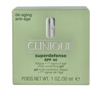 Clinique Superdefense™ SPF 40 Fatigue + 1st Signs of Age Multi Correcting Gel crema contra los primeros signos del envejecimiento para todo tipo de pieles SPF 40 30 ml