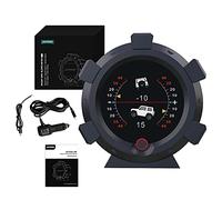 Clinómetro Digital LCD, Automotriz Medidor de Pendiente Multifunción GPS Velocímetro para todos DC5-28V Vehículos SUV