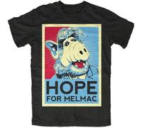 CLINSIS Alf Hope for Melmac T-Shirt Tasty Cult Series Gordon Shumway Black L