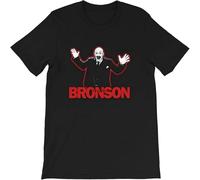 CLINSIS Bronson Photo Tom Hardy Movie Fight Boxing Funny Drama Horror London Gifts Mens Girls Unisex Tshirt Black M