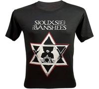 CLINSIS DDD Lectro Men's Siouxsie and The Banshees Israel T-Shirt V2 Dark Black XXL