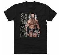 CLINSIS Drew Mcintyre Heavy Cotton Men T-Shirt 1A159 Black S