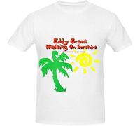 CLINSIS Eddy Grant Walking On Sunshine The Very Best of Funk Men Custom T Shirt White M
