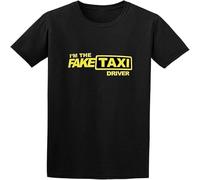 CLINSIS Faketaxi I' The Fake Taxi DR~i~v~e~r Inspired Design Cotton T Shirt Mens Black XL